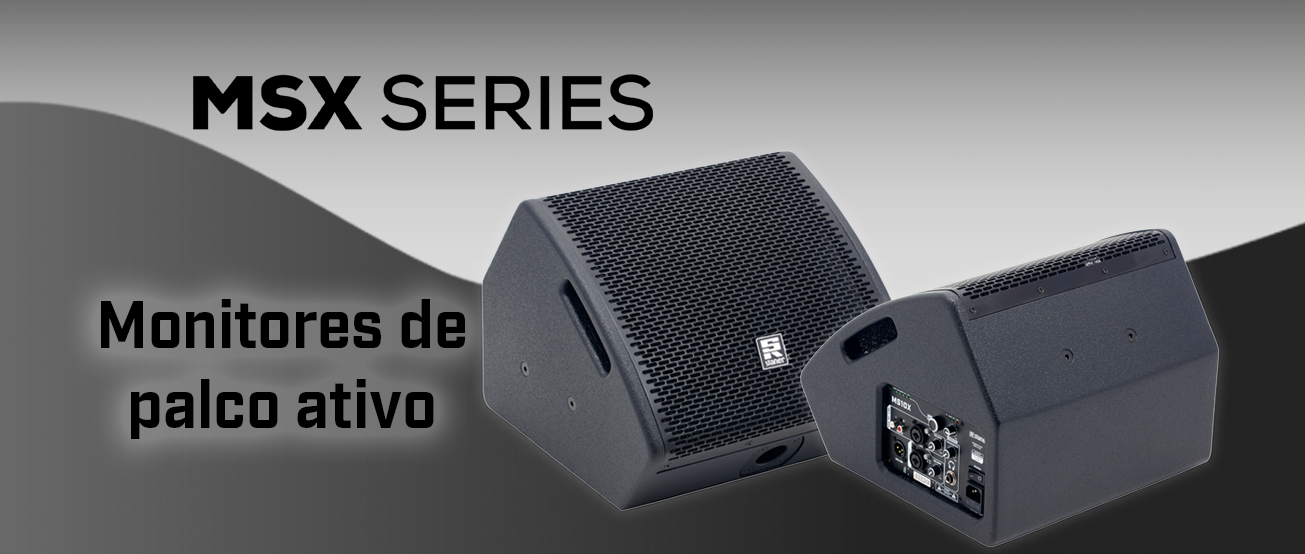 MSX: o monitor de palco que eleva a sua performance ao vivo
