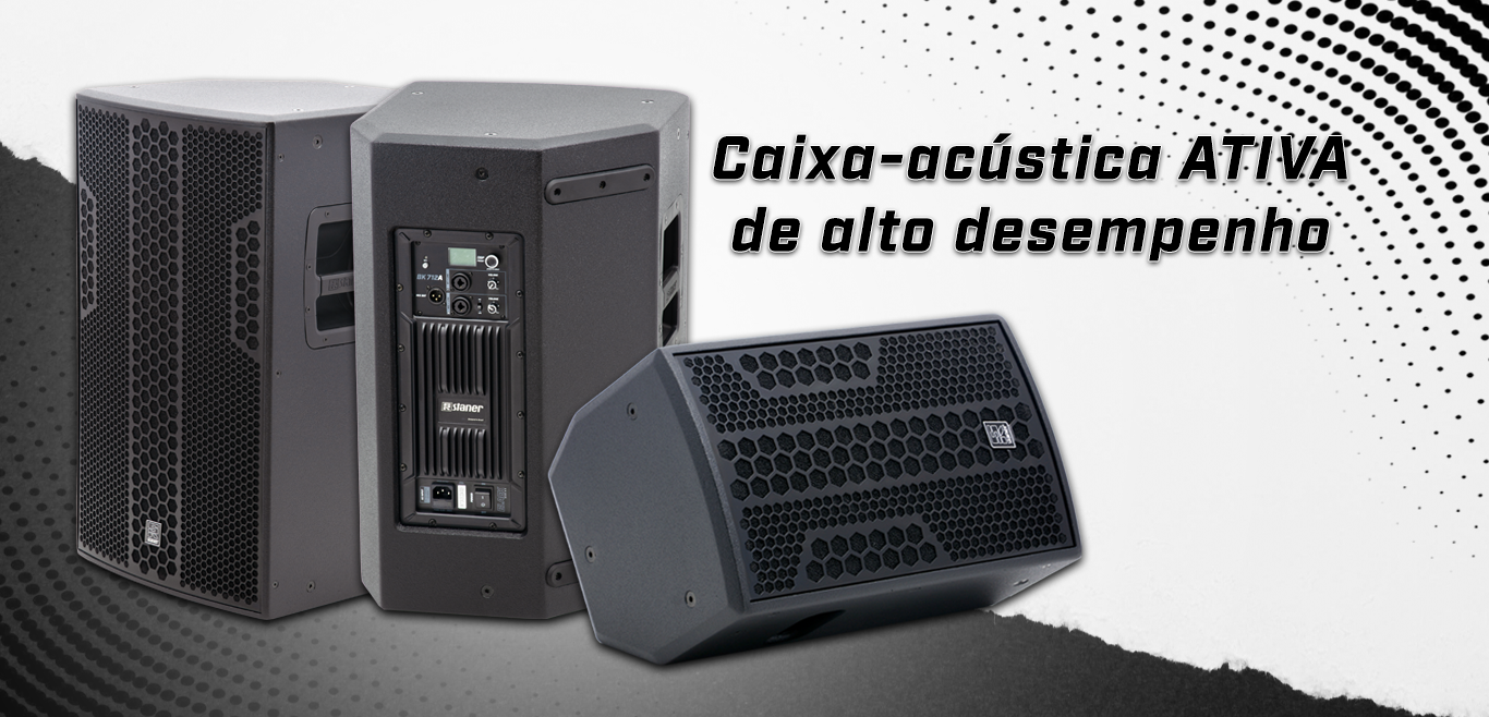 Caixas-acústicas Ativas BLACK SERIES