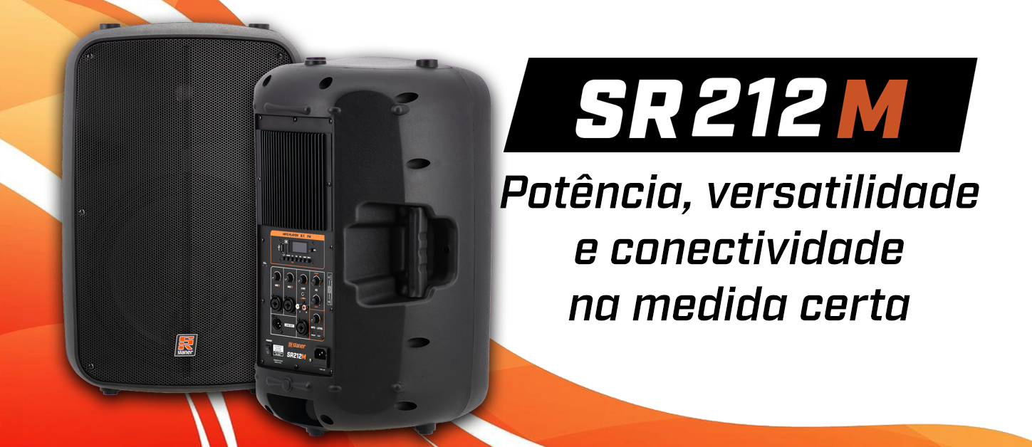 SR212M: potência, versatilidade e conectividade na medida certa