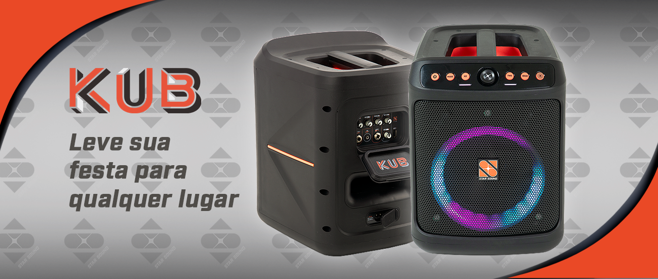 STARSOUND KUB: praticidade e som para qualquer ocasião