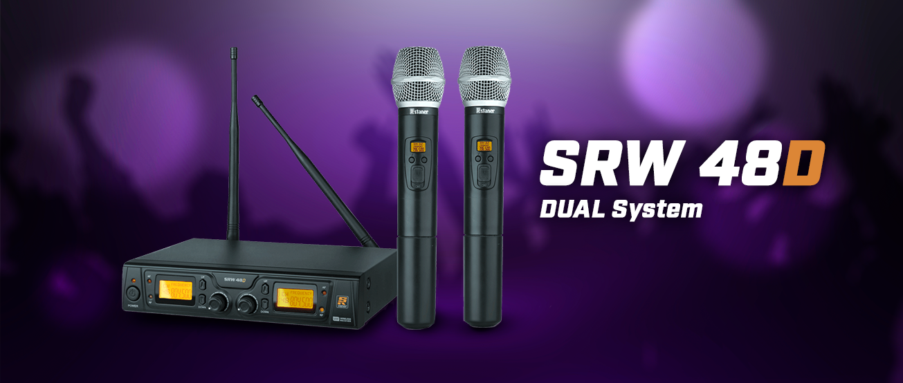 SRW 48D Dual System: liberdade sem fio e praticidade para suas apresentações